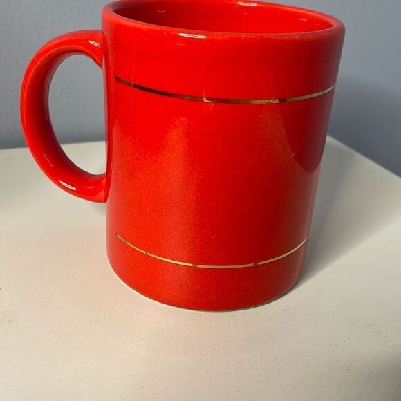 Vintage Maxwell House Orange and Gold Coffee Mug - Picture 4 of 4